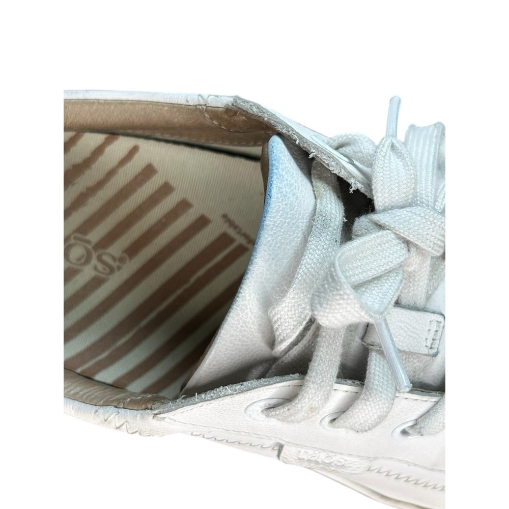 Taos Footwear Plim Soul Lux White Leather Sneakers Shoes Women's 10 PLX-13994A - Picture 4 of 12